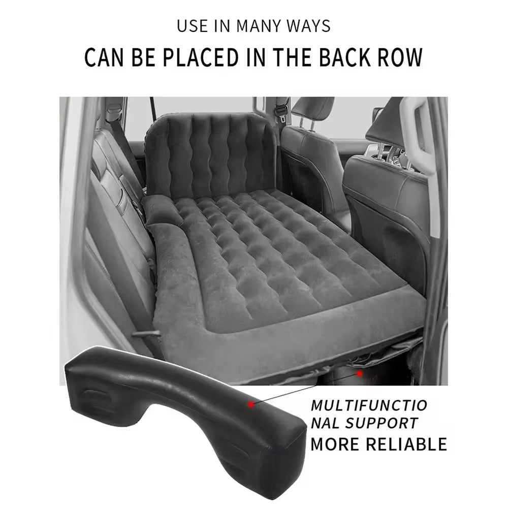 SUV Car Inflatable Air Mattress Bed – With Pump, 2 Pillows & Storage Bag