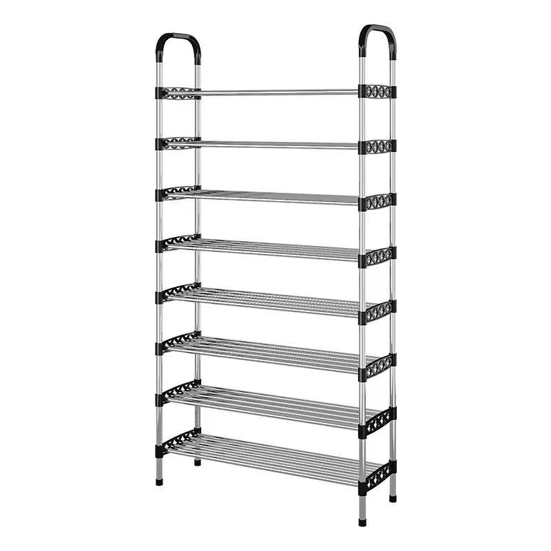 8-Tier Steel Shoe Rack | Holds 22 Pairs | Space-Saving Home Organiser