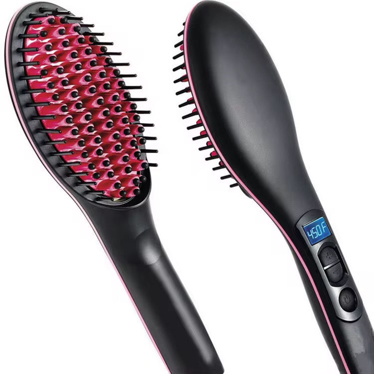Rozia HR765 Professional Electric Hair Straightening Brush – LCD & Ionic Care