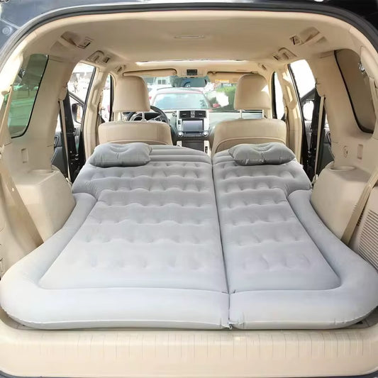 SUV Car Inflatable Air Mattress Bed – With Pump, 2 Pillows & Storage Bag