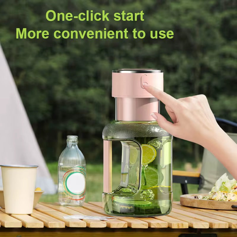 Portable USB Rechargeable Blender Bottle | One-Click Juicer | Travel & Outdoor Smoothie Maker