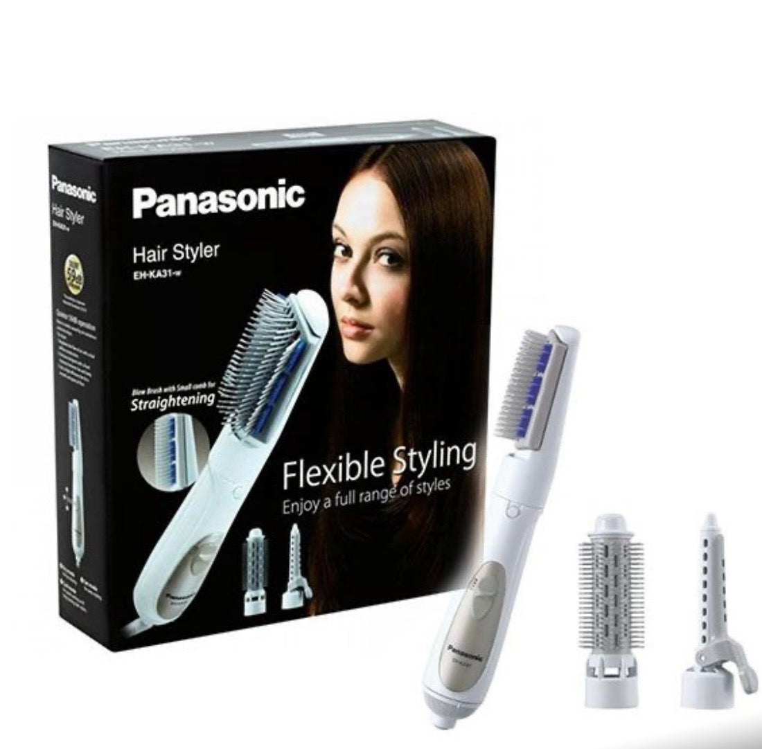 Panasonic EH-KA31 3-in-1 Hair Styler – Straighten, Curl & Blow Dry