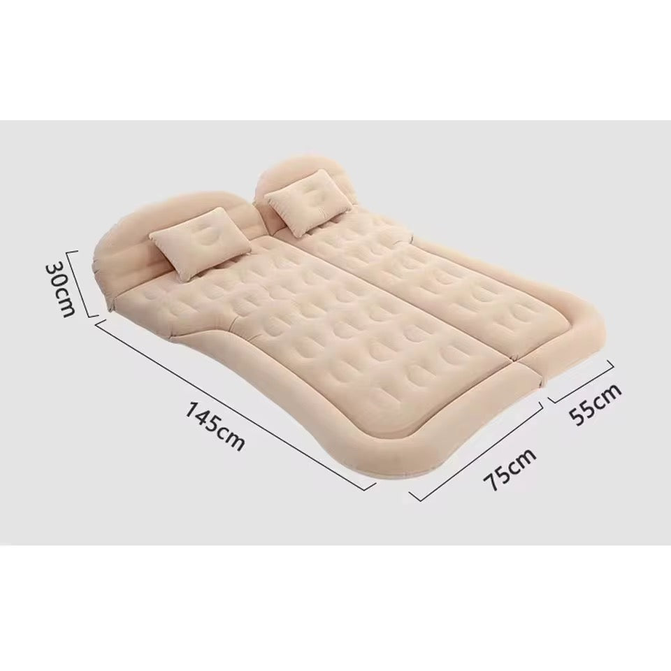 SUV Car Inflatable Air Mattress Bed – With Pump, 2 Pillows & Storage Bag