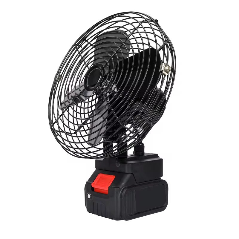 Portable Cordless Fan with 21V Lithium Battery – Outdoor & Home Use