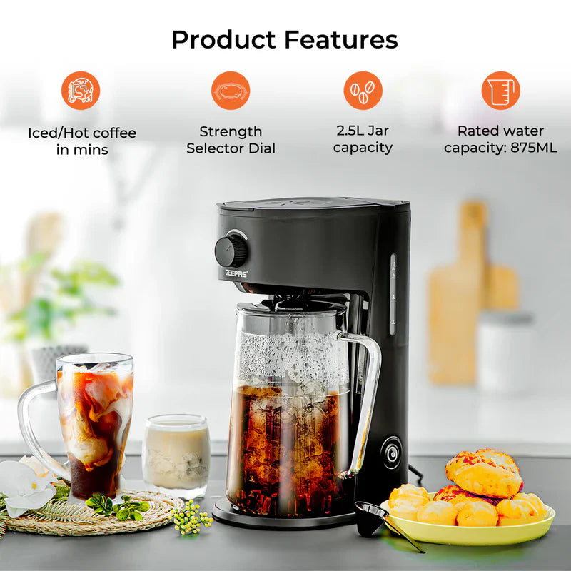 Geepas Iced Coffee & Tea Maker