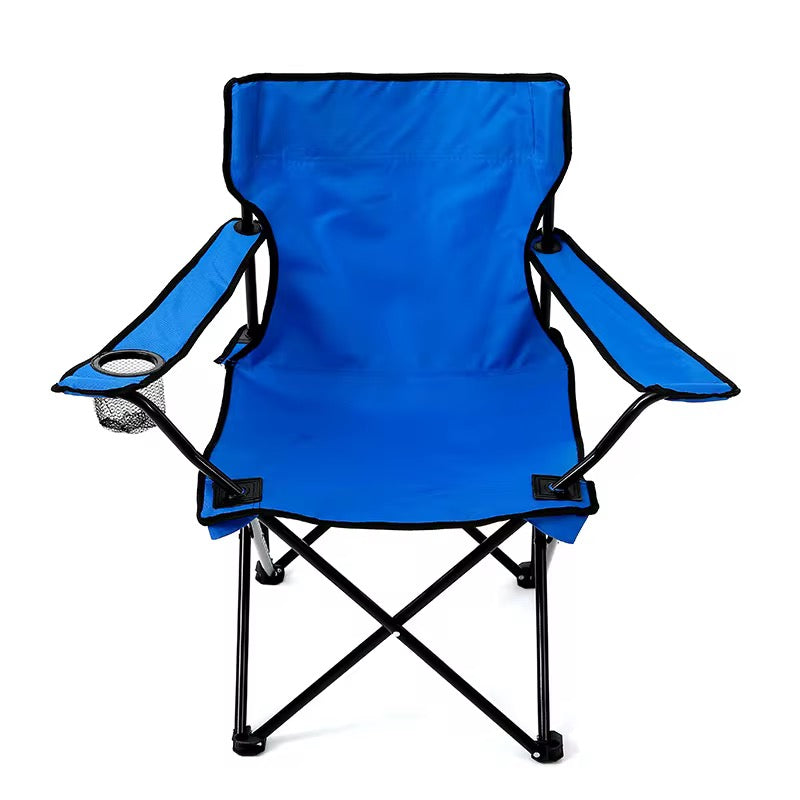 Foldable Outdoor Camping Chair with Cup Holder | Lightweight Portable Beach Chair