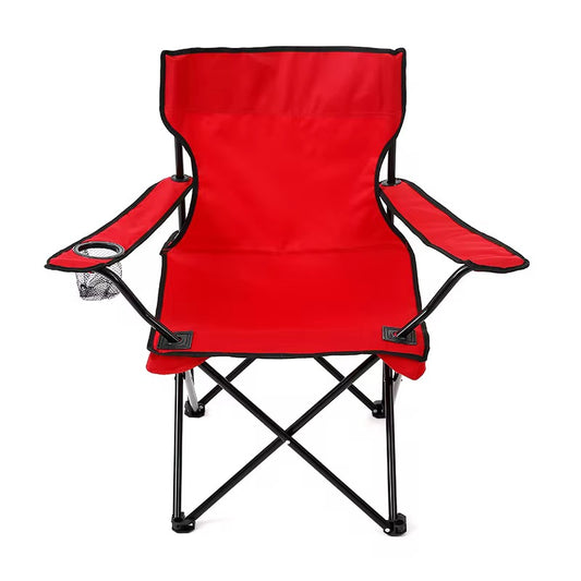Foldable Outdoor Camping Chair with Cup Holder | Lightweight Portable Beach Chair