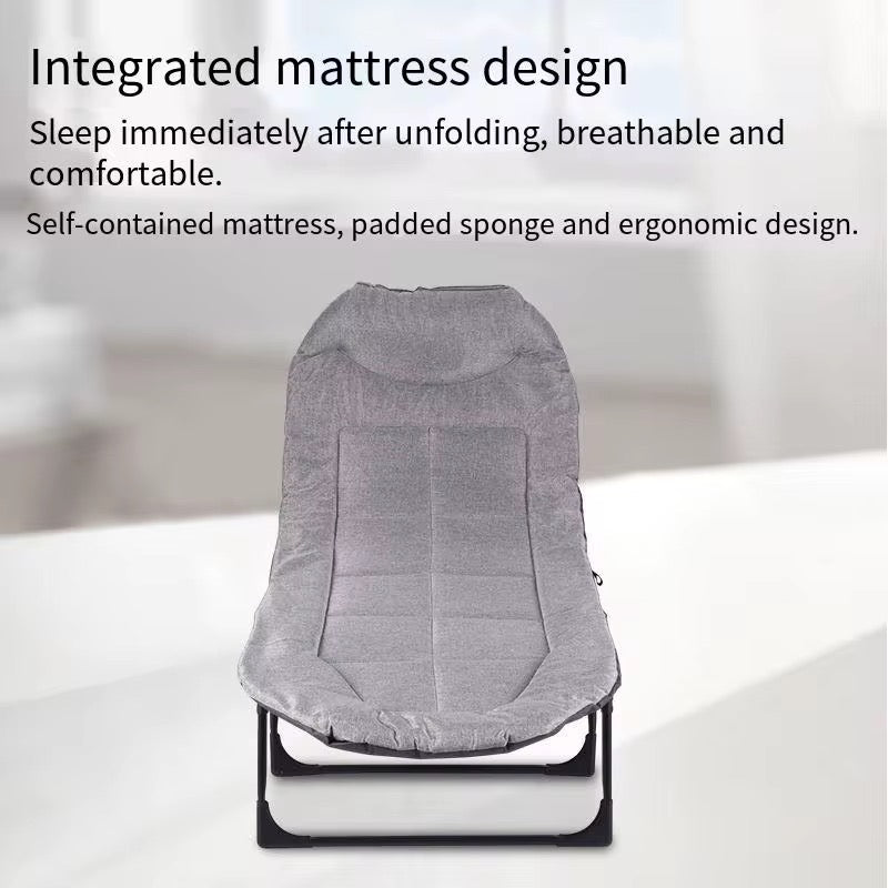 Foldable Recliner Bed Chair 6-Speed | Memory Pillow | Padded Lounge