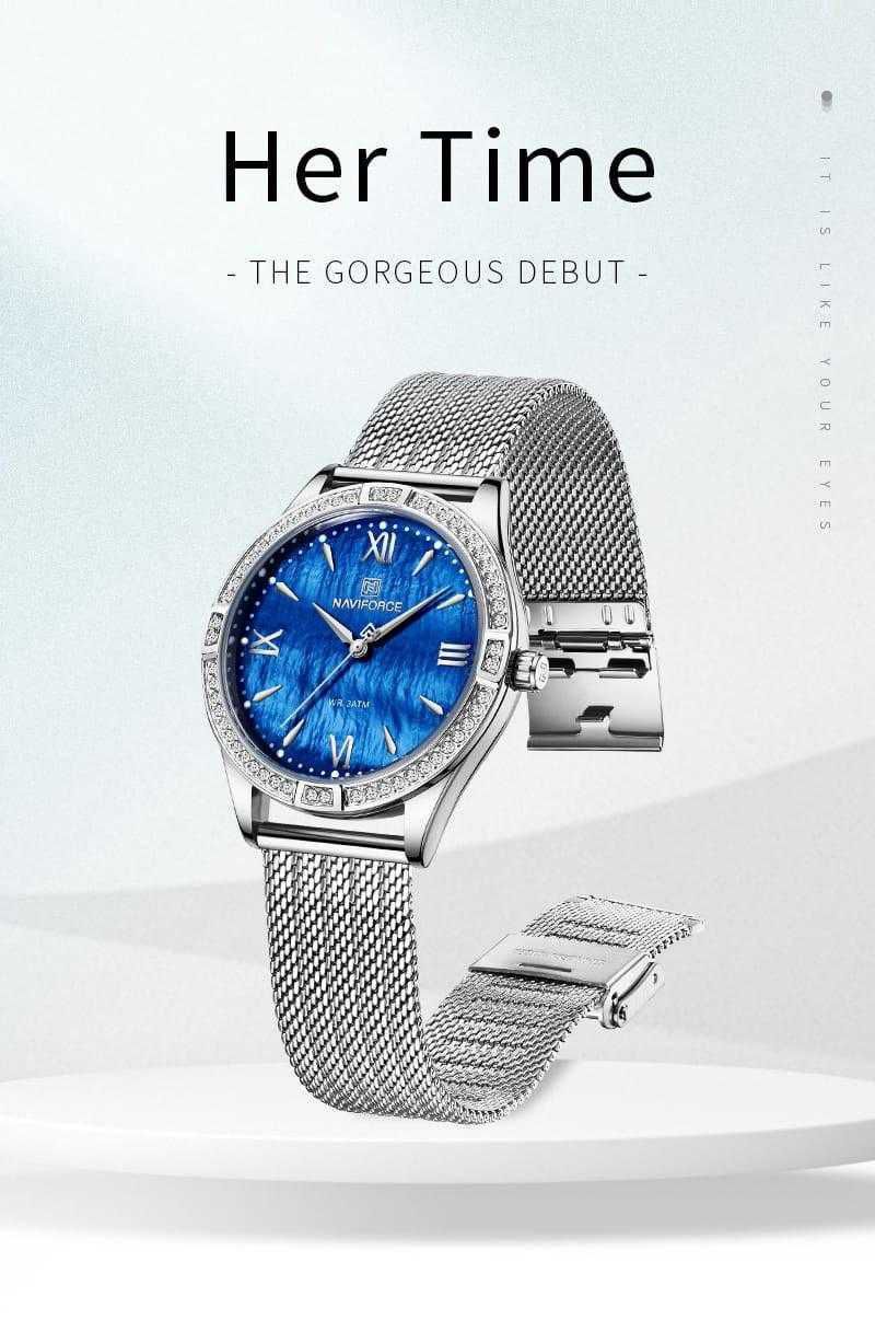 Women's Luxury Crystal Mesh Watch