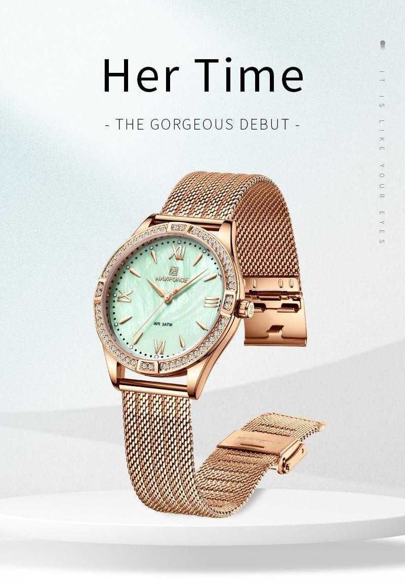 Women's Luxury Crystal Mesh Watch